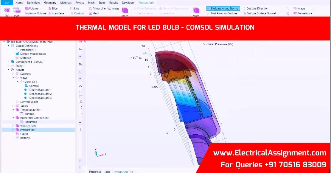 Induction Heating COMSOL Electromagnetic Thermal Model screenshot 5